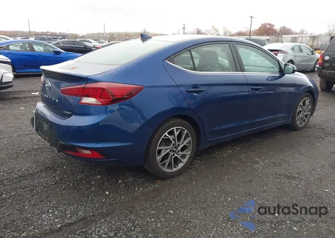 2020 Hyundai Elantra Limited from USA, damaged, VIN 5NPD84LF3LH611004